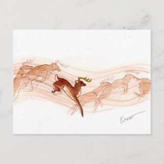 飛び跳ね！ ポストカード