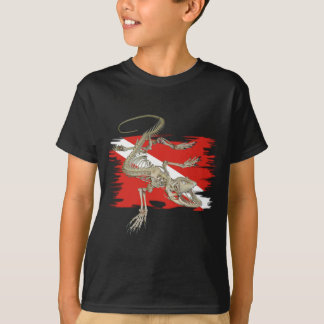 飛び込みのトカゲ Tシャツ