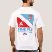 飛び込みのフィージーの服装 Tシャツ (裏面)