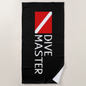 飛び込みのマスター ビーチタオル (正面)