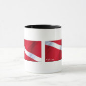 飛び込みの旗のコレクション マグカップ (中央)