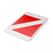 飛び込みの旗 バスマット (アングル)