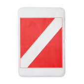 飛び込みの旗 バスマット (正面縦)