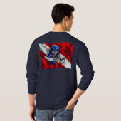 飛び込みの海賊 Tシャツ (裏面フル)