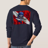 飛び込みの海賊 Tシャツ (裏面)