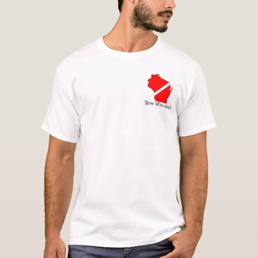 飛び込みウィスコンシンの飛び込みウィスコンシン Tシャツ (正面)