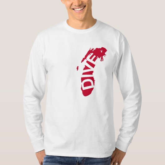 飛び込みミシガン湖 Tシャツ (正面)