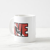 飛び込み コーヒーマグカップ (正面左)