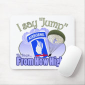 飛び降りたって言う[第173空挺師団] マウスパッド (マウス)