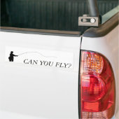 飛ぶために飛ぶことができまバンパーステッカーを採取します バンパーステッカー (トラック上)