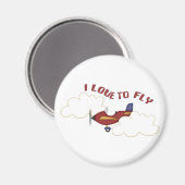 飛ぶのが大好き マグネット (正面/裏面)