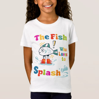 飛ぶのが好きな魚 Tシャツ