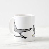 飛ぶカモメ コーヒーマグカップ (正面左)