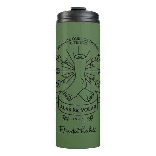 飛ぶフリーダ・カーロ|の翼 タンブラー (正面)