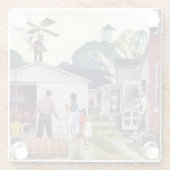 飛ぶ学ぶこと ガラスコースター (裏面)