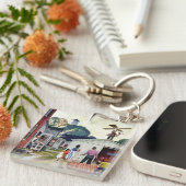 飛ぶ学ぶこと キーホルダー (正面右)