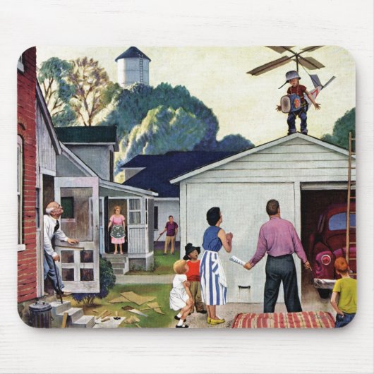 飛ぶ学ぶこと マウスパッド (正面)