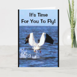 飛ぶ時間だ！卒業カード カード