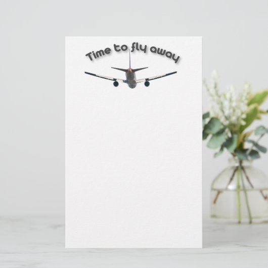 飛ぶ時間遠くに 便箋 (スタンド正面)