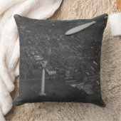 飛ぶ米国の飛行船「USSロサンゼルス」ZR3 クッション (ブランケット)