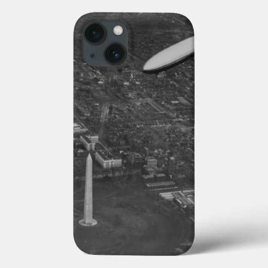 飛ぶ米国の飛行船「USSロサンゼルス」ZR3 Case-Mate iPhoneケース (裏面)