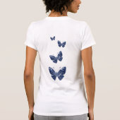 飛ぶ翼、成長する根 Tシャツ (裏面)