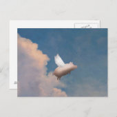 飛ぶ豚のポストカード ポストカード (正面/裏面)