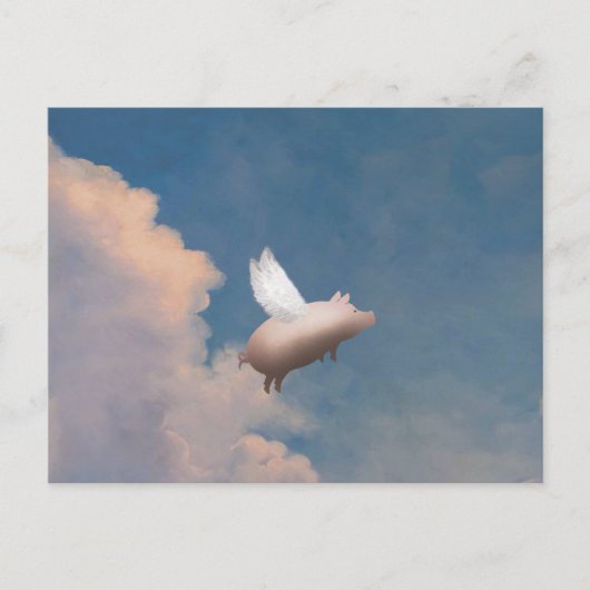 飛ぶ豚のポストカード ポストカード (正面)