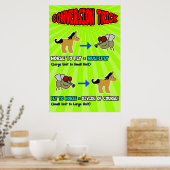 飛ぶ馬=学生のポスター/いかり表 ポスター (キッチン)