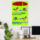 飛ぶ馬=学生のポスター/いかり表 ポスター (ホームオフィス)