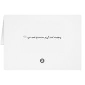 飛ぶ鳥のバースデー・カード (裏面横)