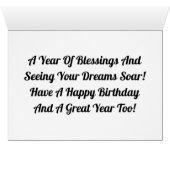 飛ぶ鳥のバースデー・カード (内部横(下))