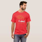 飛ぶ鳥のワイシャツのMarmotsの一見 Tシャツ (正面フル)