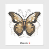 飛ぶ黄金の蝶 シール (シート)