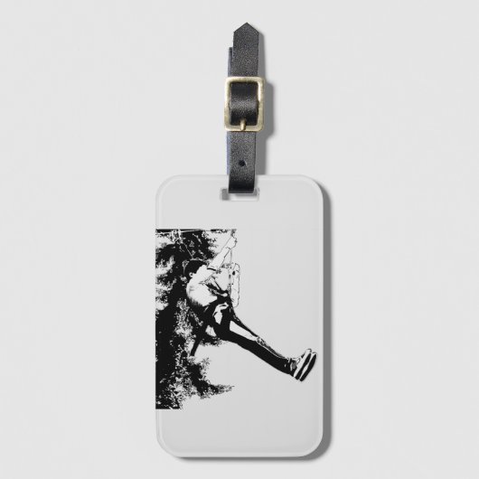 飛べよ!- Ziplining 走 ラゲッジタグ (正面縦)