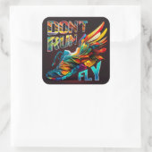 飛べ走ない |ネオンランニングシューズ スクエアシール (バッグ)