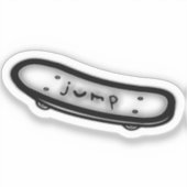 飛べ！ステッカー シール (正面)