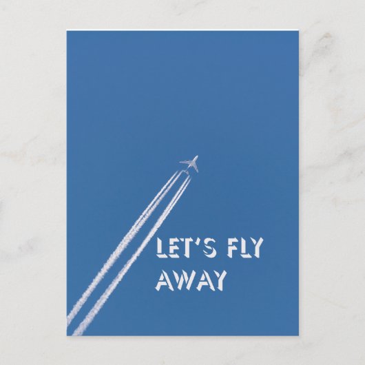 飛ぼう遠くに ポストカード (正面)