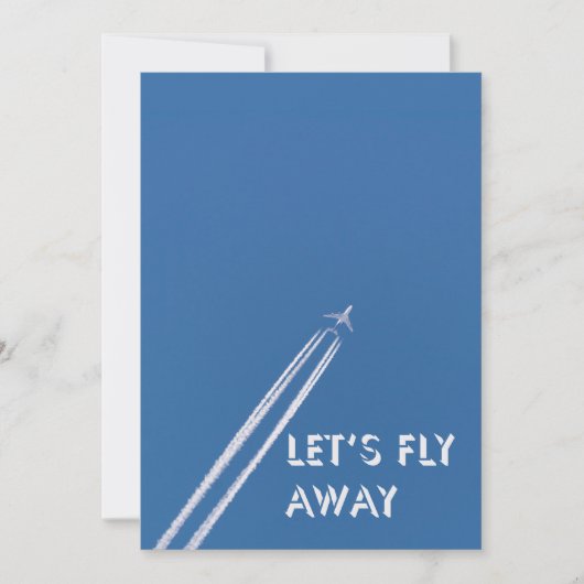 飛ぼう遠くに 招待状 (正面)