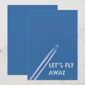 飛ぼう遠くに 招待状 (正面/裏面)