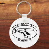 飛もしばせない キーホルダー (正面)