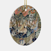 飛んだシカ(タペストリー) セラミックオーナメント (右)