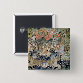 飛んだシカ(タペストリー) 缶バッジ (正面&裏面)