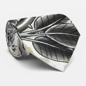 飛んだスカルのタイ ネクタイ (ロール)