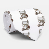 飛んだスプリント車の白 ネクタイ (ロール)