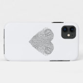 飛んだハートの落書き Case-Mate iPhoneケース (裏面(横))
