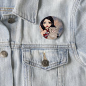 "飛んだフェレット"ボタン 缶バッジ (インサイチュ)