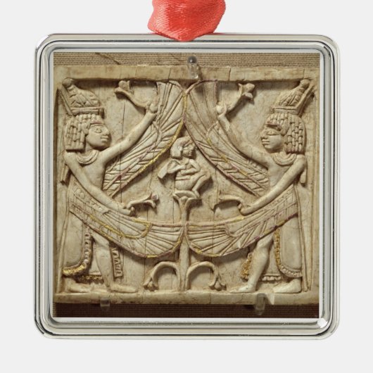 飛んだ天才、アッシリアの期間、c.750紀元前に(アイボリー) メタルオーナメント (正面)