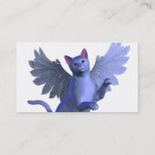 飛んだ子猫のプロフィールカード 名刺 (裏面)