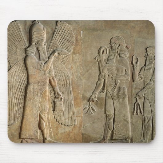 飛んだ精神を描写するフリーズ マウスパッド (正面)